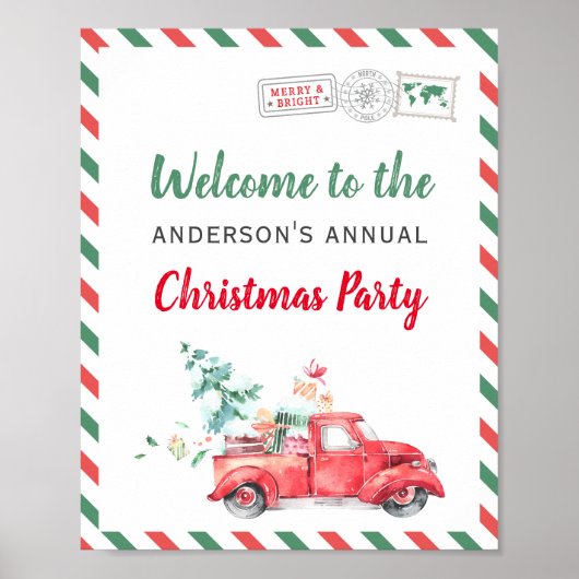 Christmas Holiday Home Welcome to the Party 8x10 ポスター (正面)