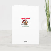 Christmas Holiday Humor Greeting Card シーズンカード (裏面)