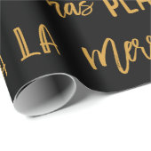 Christmas Holiday Joy text  ラッピングペーパー (ロールコーナー)