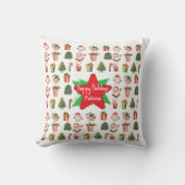 Christmas holiday modern simple winter  クッション (正面)