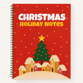 Christmas Holiday Notebook – Lined Notes ノートブック