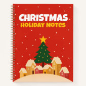 Christmas Holiday Notes – Checklist Notebook ノートブック (正面)
