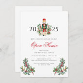 Christmas Holiday Nutcracker Open House Party 招待状 (正面/裏面)