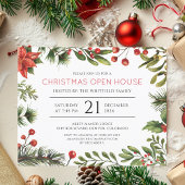 Christmas Holiday Open House Party Invitation