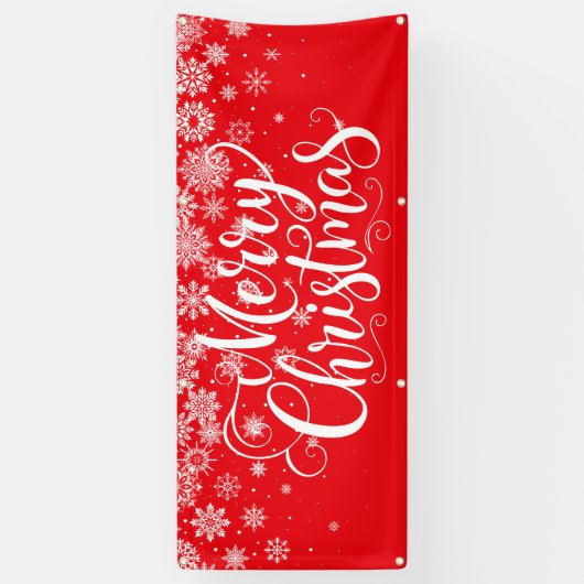 Christmas Holiday Outdoor Banner  横断幕 (縦)