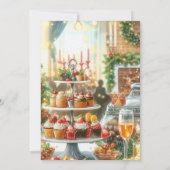 Christmas Holiday Party Festive  招待状 (裏面)