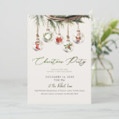  Christmas Holiday Party Invitation 招待状 (スタンド正面)