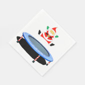 Christmas Holiday Party Trampoline スタンダードランチョンナプキン (角)