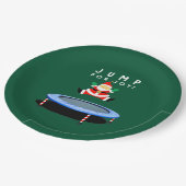 Christmas Holiday Party Trampoline ペーパープレート (アングル)