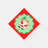 Christmas Holiday Pickleball Party スタンダードカクテルナプキン (角)