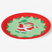 Christmas Holiday Pickleball Party ペーパープレート (アングル)