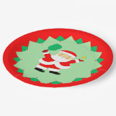 Christmas Holiday Pickleball Party ペーパープレート (アングル)