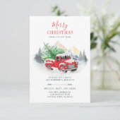 Christmas Holiday Red Truck Moving Announcement (スタンド正面)