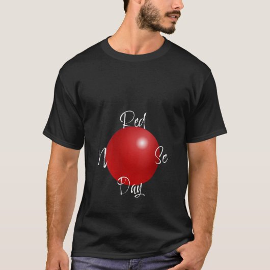 Christmas Holiday Rudolf Reindeer Red Nose Hunting Tシャツ (正面)