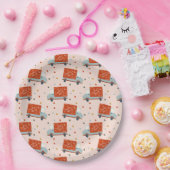 Christmas Holiday Santa's Mail Truck Paper Plates ペーパープレート (パーティー)