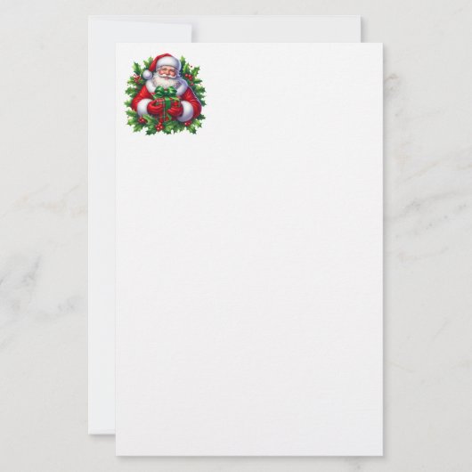 Christmas Holiday Stationery Paper 便箋 (正面)