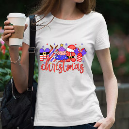 Christmas Holiday Sublimation Design T-Shirt Tシャツ