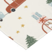 Christmas Holiday Table Cloth Animal Illustration テーブルクロス (アングル)
