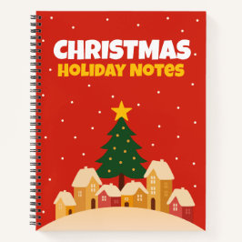 Christmas Holiday Traditions Notebook Graph Notes ノートブック