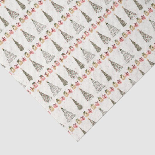 Christmas Holiday Trees Tissue Paper 薄葉紙 (詳細)