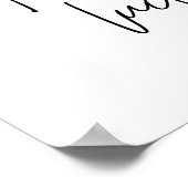 Christmas Holiday Wedding True Love Welcome ポスター (角)