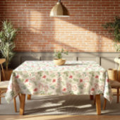 Christmas Holiday winter flowers – Kitchen Decor テーブルクロス