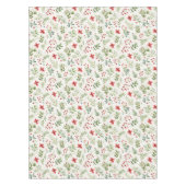 Christmas Holiday winter flowers – Kitchen Decor テーブルクロス (正面)