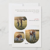 Christmas Holiday Wish With Photo Holiday Card シーズンカード (裏面)