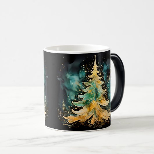 Christmas Holiday Wrap モーフィングマグカップ (正面右)