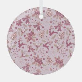 Christmas holidays ガラスオーナメント