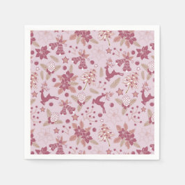 Christmas holidays スタンダードカクテルナプキン