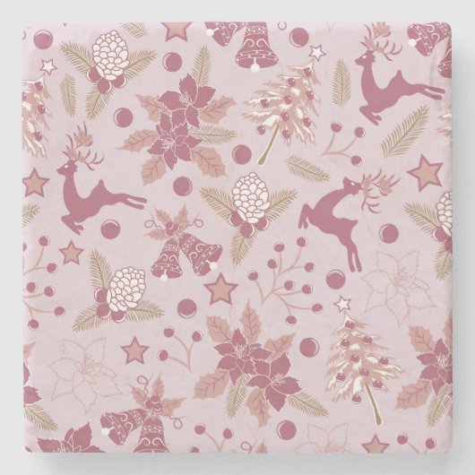 Christmas holidays ストーンコースター (正面)