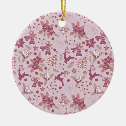 Christmas holidays セラミックオーナメント (正面)
