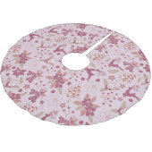 Christmas holidays ブラッシュドポリエステルツリースカート (アングル)