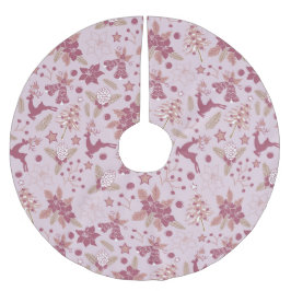 Christmas holidays ブラッシュドポリエステルツリースカート