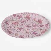 Christmas holidays ペーパープレート (アングル)