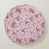 Christmas holidays ラウンドクッション (裏面)