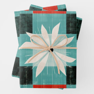 Christmas Holidays ラッピングペーパーシート