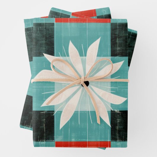 Christmas Holidays ラッピングペーパーシート (インサイチュ)