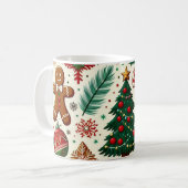 Christmas holidays mug コーヒーマグカップ (正面左)
