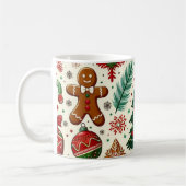 Christmas holidays mug コーヒーマグカップ (左)