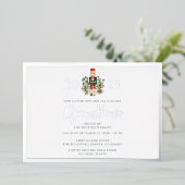 Christmas Holidays Open House Party 箔招待状 (立ち正面)