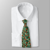 Christmas Holly Berry Neck Tie ネクタイ (タイ)