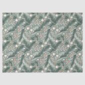 Christmas Holly Pattern 薄葉紙 (正面)