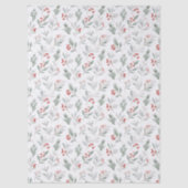 Christmas Holly Tissue Paper-Elegant Holiday 薄葉紙 (正面)