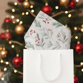 Christmas Holly Tissue Paper-Elegant Holiday 薄葉紙