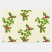 Christmas Holy INPAKPAPIER VEL ラッピングペーパーシート (正面)