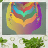 Christmas Hope and Togetherness キッチンタオル (折り畳み)