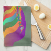 Christmas Hope and Togetherness キッチンタオル (四つ折り)