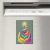 Christmas Hope and Togetherness マグネット (インサイチュ (食洗機))